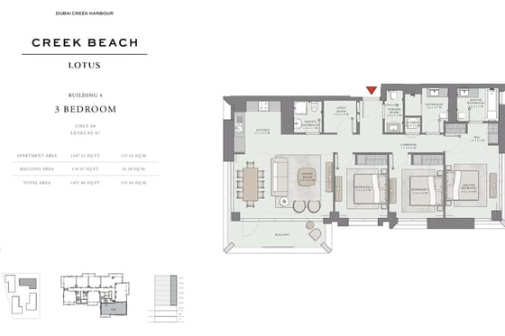 3BR | VACANT | POOL VIEW | PRIME LOCATION, picture 26